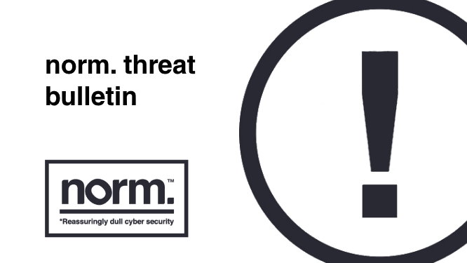 norm threat bulletin