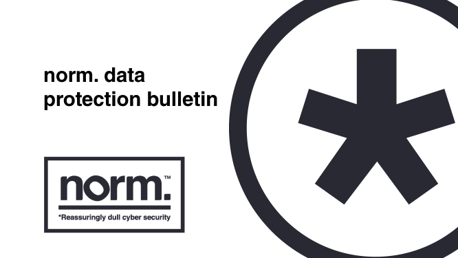 Norm data protection bulletin