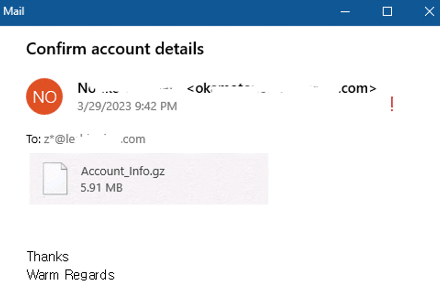 Norm. Threat bulletin: 03rd may 2023 3 Evilextractor
