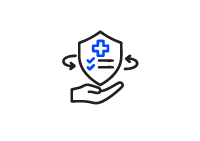 recovery shield and hand